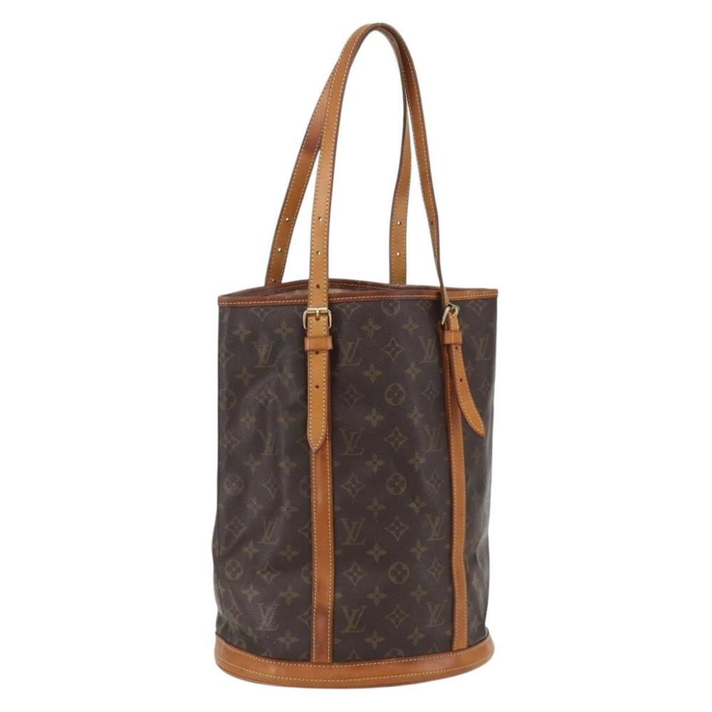 LOUIS VUITTON Monogram Bucket GM Shoulder Bag M42236 LV Auth 159224